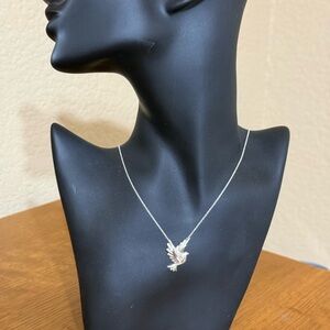Tiffany & Co. Paloma Picasso Dove Silver Necklace